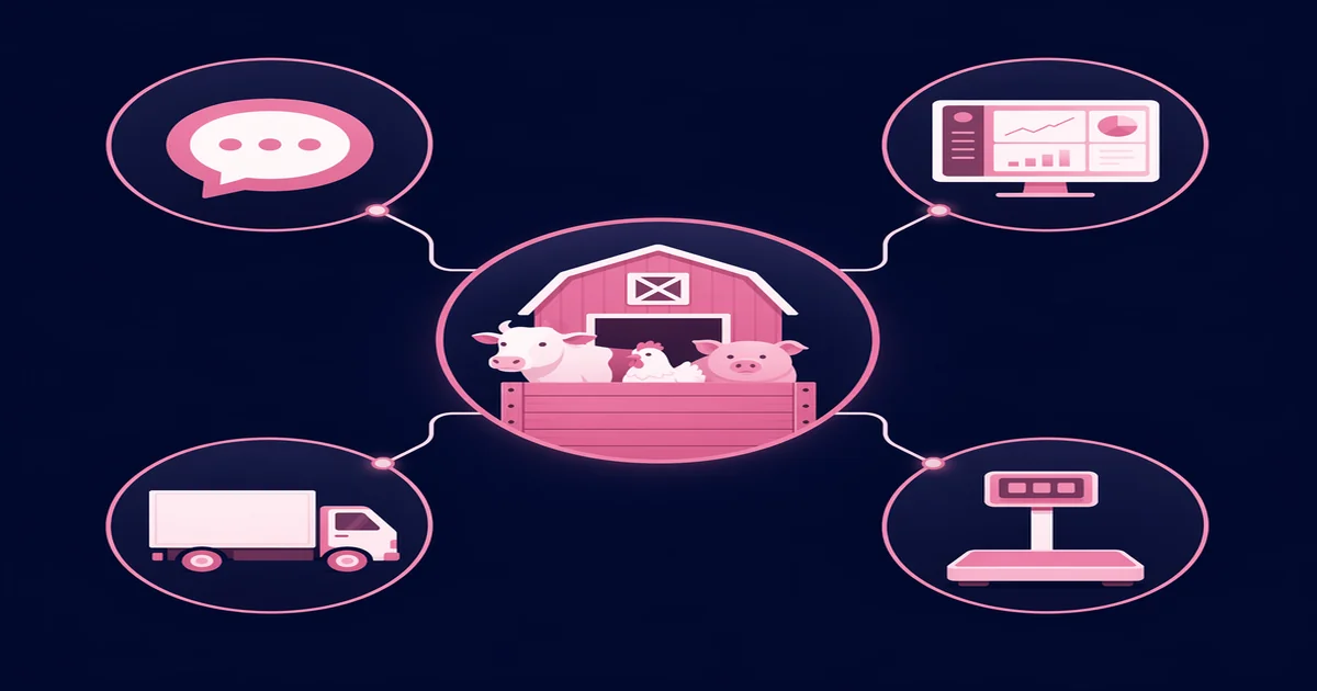 農畜業接單管理：從 LINE 群組混亂到 ERP 自動建單｜智導 Jidou AI